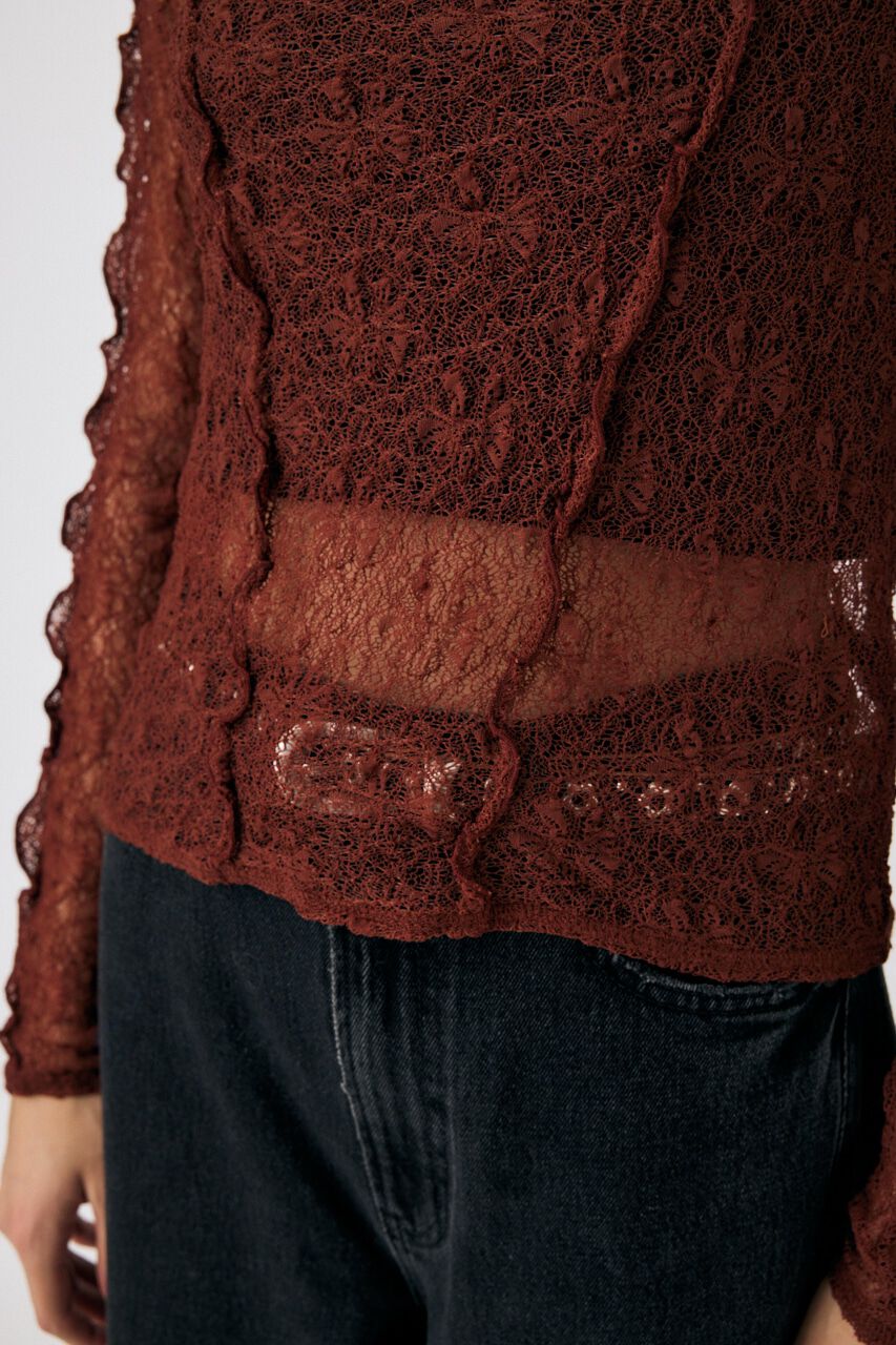 MOUSSY「PLUMPY レーストップス」|Tシャツ・カットソー|