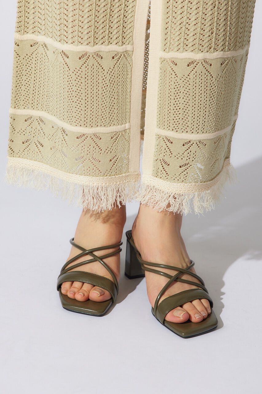 rienda「スリムストリングサンダル」|サンダル|