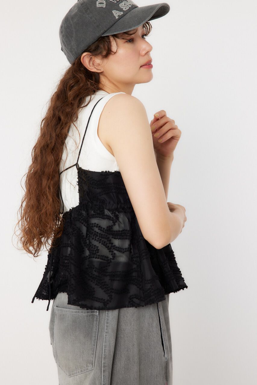 RODEO CROWNS「フリンジキャミソール」|キャミソール|