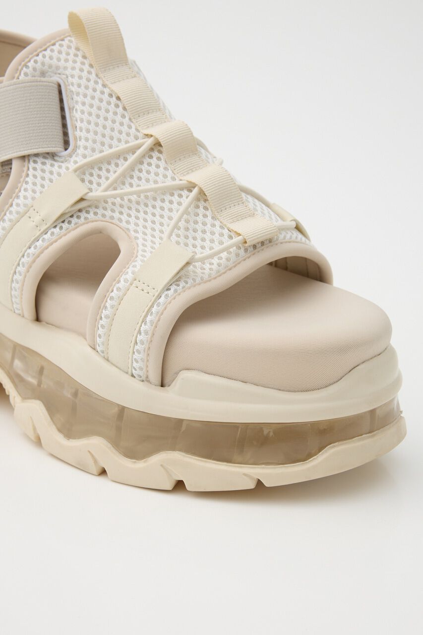 RODEO CROWNS「クリアソール ボリュームサンダル」|サンダル|