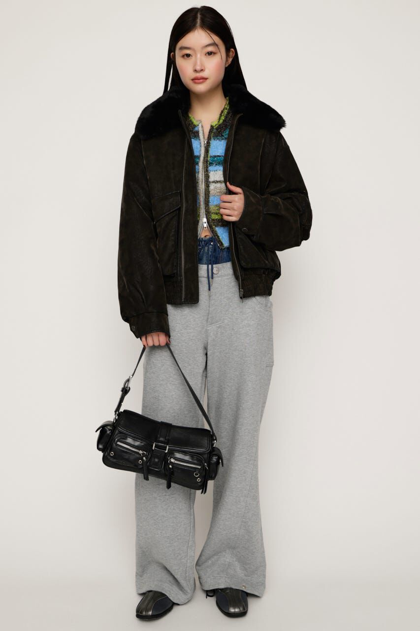 SLY「WASHED PUFFER ブルゾン」|ブルゾン・スタジャン|