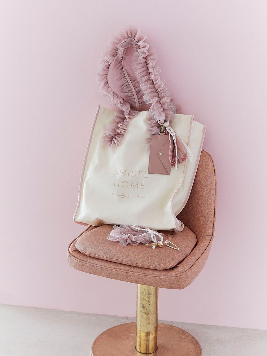 SNIDEL HOME「チュールフリルストラップ」|キーケース|