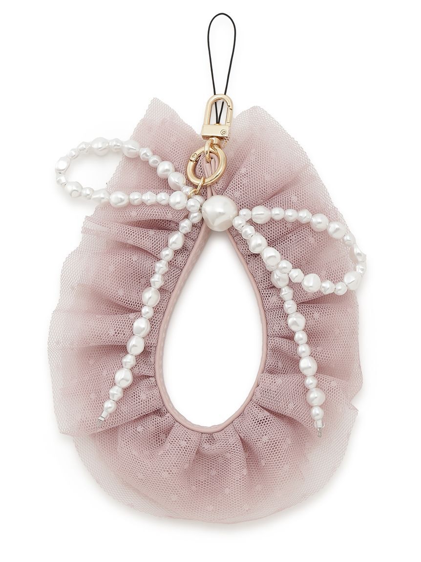 SNIDEL HOME「チュールフリルストラップ」|キーケース|PNK