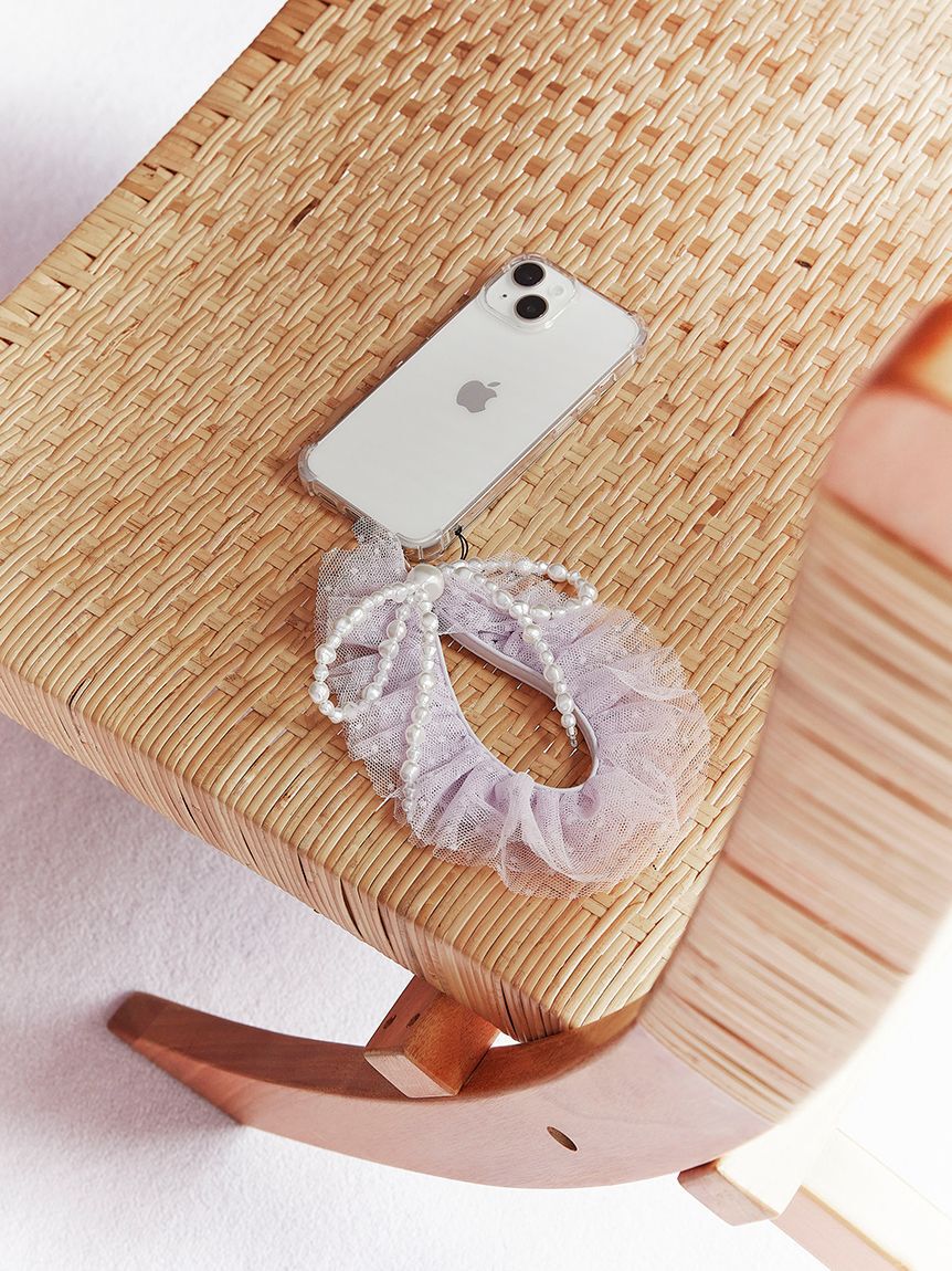 SNIDEL HOME「チュールフリルストラップ」|キーケース|LAV