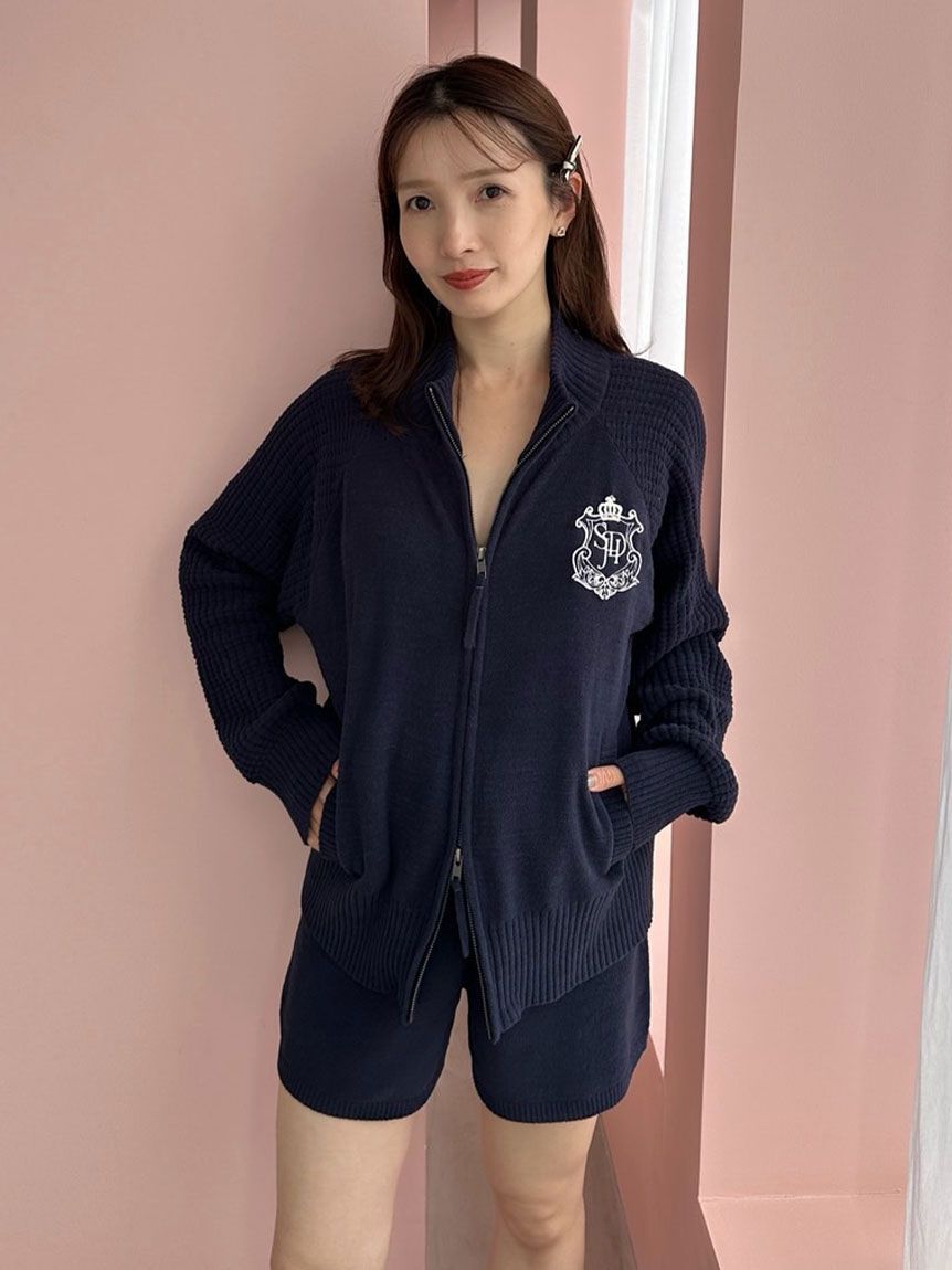 SNIDEL HOME「ニットショートパンツ」|ルームウェア|