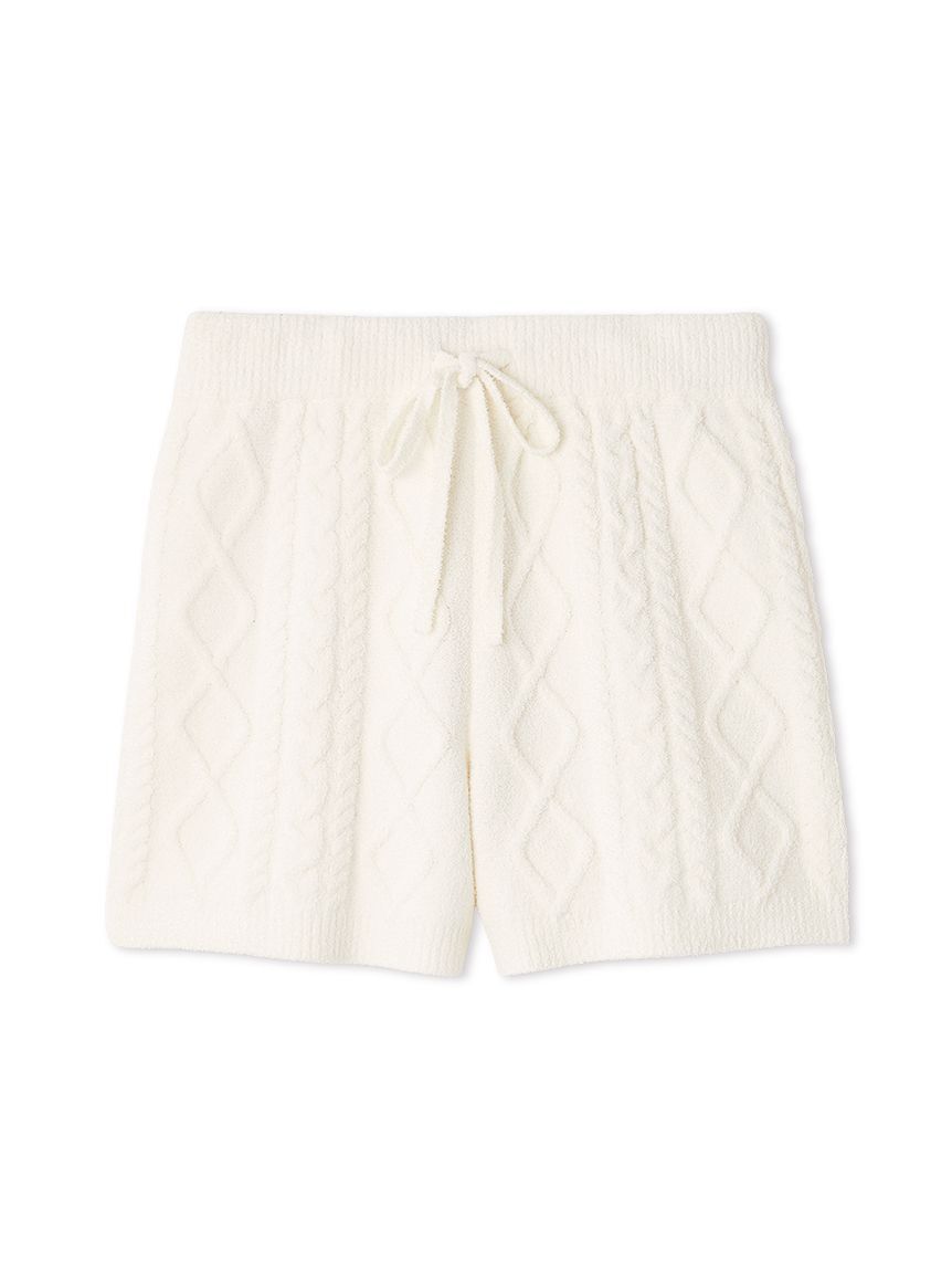 SNIDEL HOME「ケーブルニットショートパンツ」|ルームウェア|