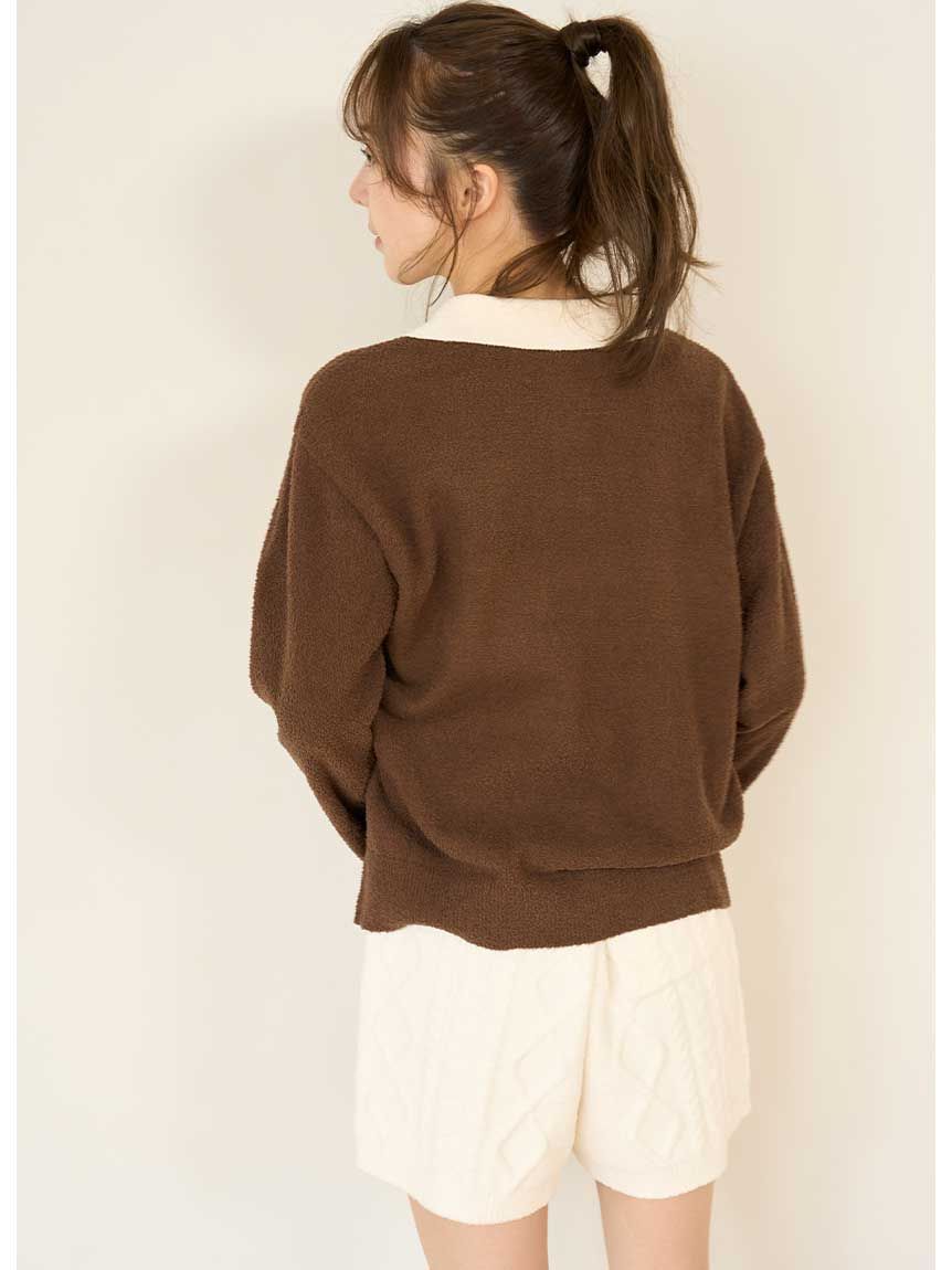 SNIDEL HOME「ケーブルニットショートパンツ」|ルームウェア|