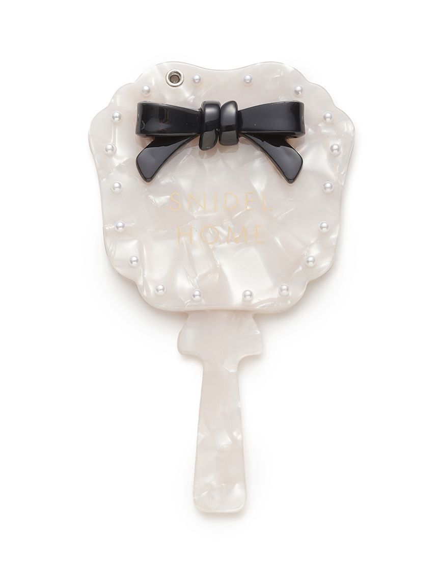 SNIDEL HOME「リボンスライドミラー」|その他|WHT