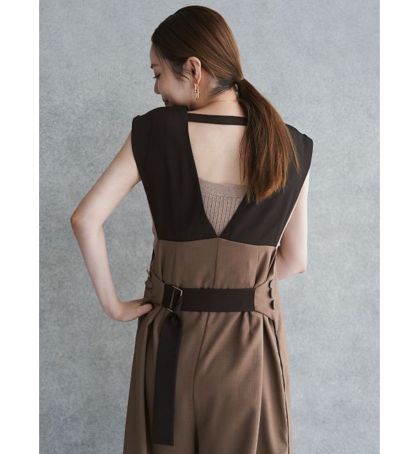 ELENDEEK「【FUJIKO&times;ELENDEEK】BICOLOR COMBINAISON」|オールインワン|