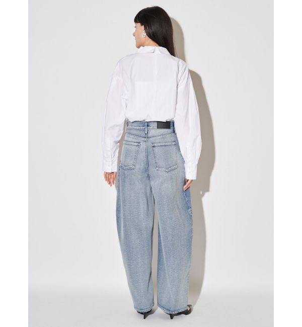 ELENDEEK「PANEL TUK DENIM WIDE PT」|デニム|