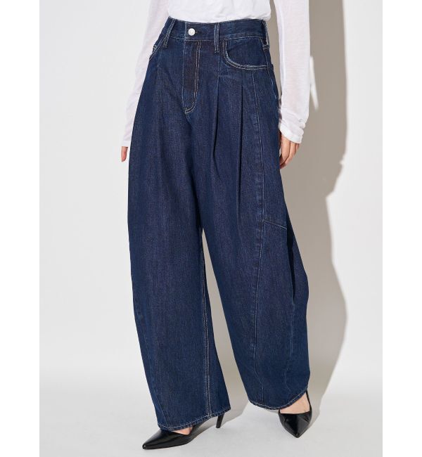 ELENDEEK「PANEL TUK DENIM WIDE PT」|デニム|