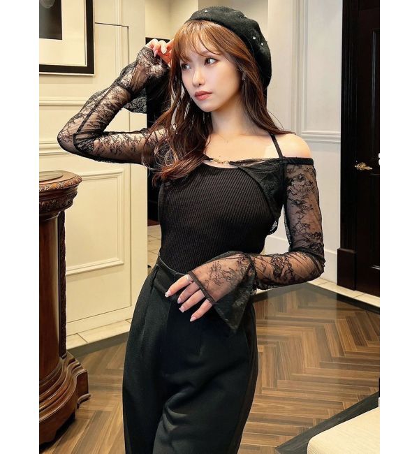 RESEXXY「ビジューポイントベレー帽」|ハンチング・ベレー帽|