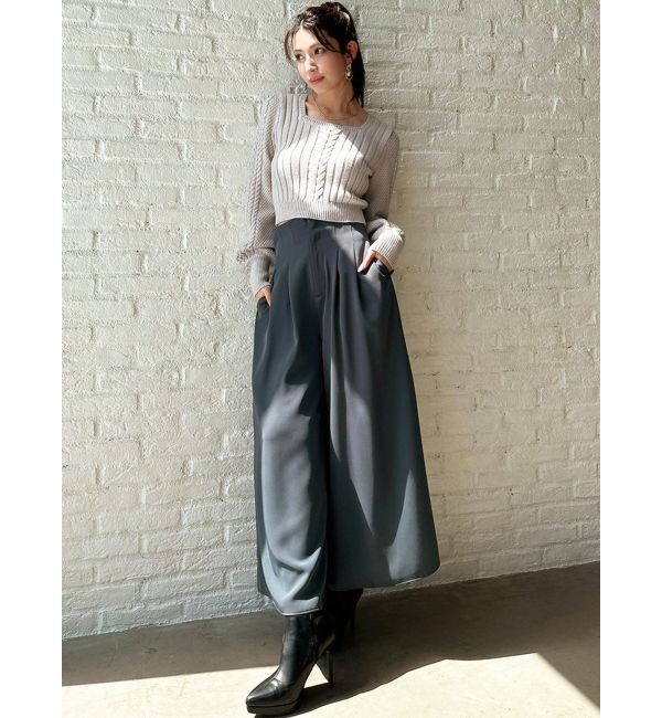 RESEXXY「タックデザインフレアパンツ」|その他|