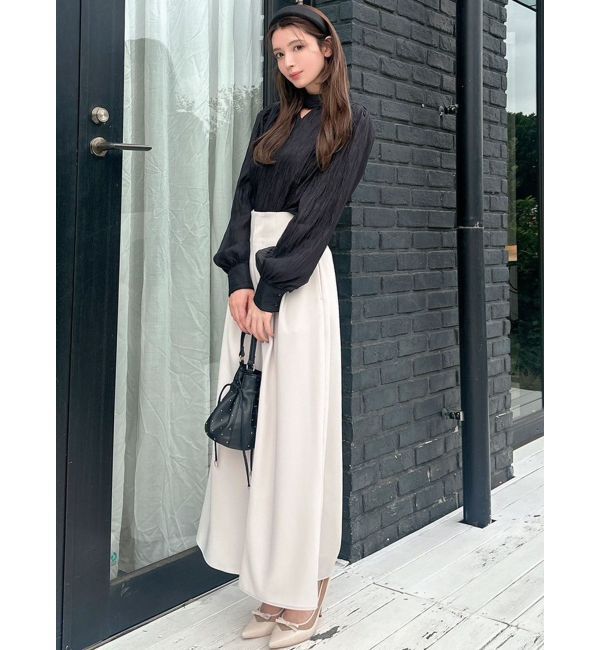 RESEXXY「タックデザインフレアパンツ」|その他|