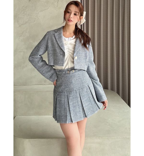 RESEXXY「ツイードクロップドジャケット【セットアップ着用可能】」|その他|