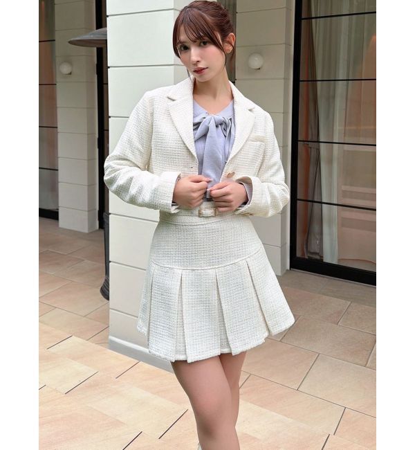 RESEXXY「ツイードクロップドジャケット【セットアップ着用可能】」|その他|