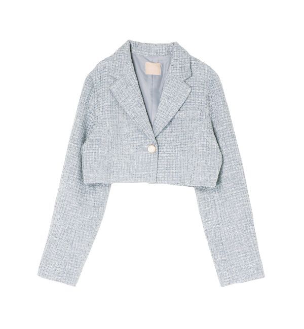 RESEXXY「ツイードクロップドジャケット【セットアップ着用可能】」|その他|