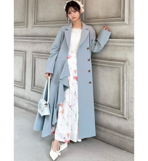 RESEXXY「【memorif.】フラワーロングフレアスカート」|スカート|