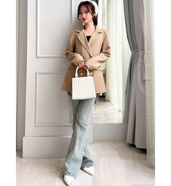 RESEXXY「シャイニースクエアハンドバッグ」|ハンドバッグ|