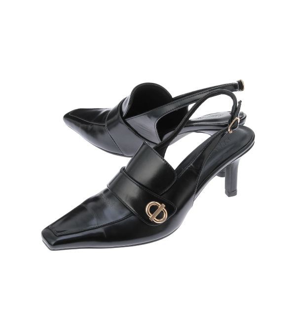 RESEXXY「ポインテッドトゥローファーミュール」|パンプス|