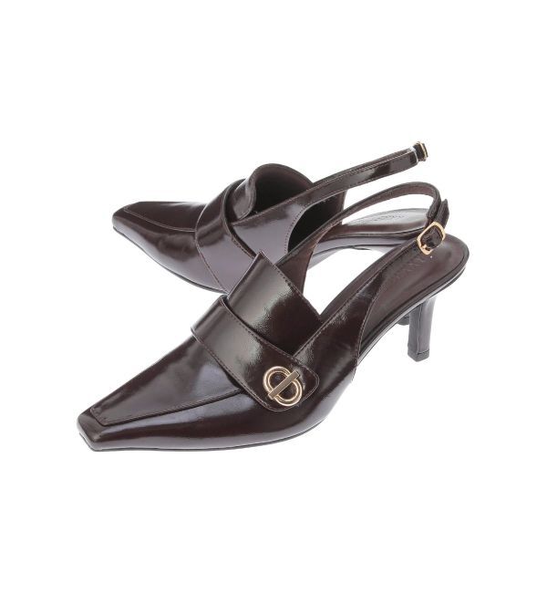 RESEXXY「ポインテッドトゥローファーミュール」|パンプス|