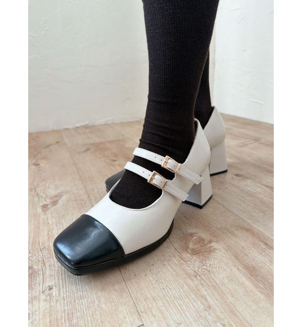 RESEXXY「ダブルストラップメリージェーンパンプス」|パンプス|ミックス