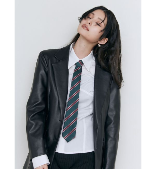 MURUA「フェイクレザーテーラードジャケット」|テーラードジャケット|