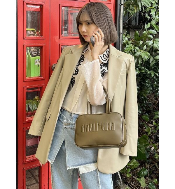 MURUA「フェイクレザーテーラードジャケット」|テーラードジャケット|