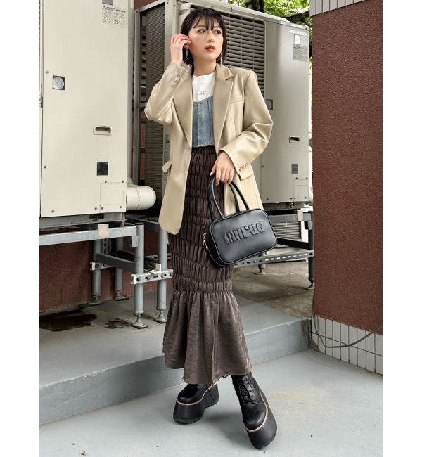 MURUA「フェイクレザーテーラードジャケット」|テーラードジャケット|