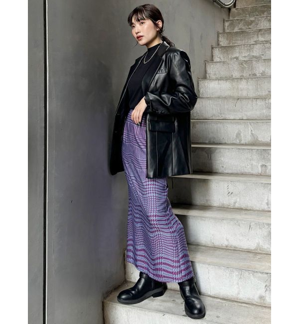 MURUA「フェイクレザーテーラードジャケット」|テーラードジャケット|