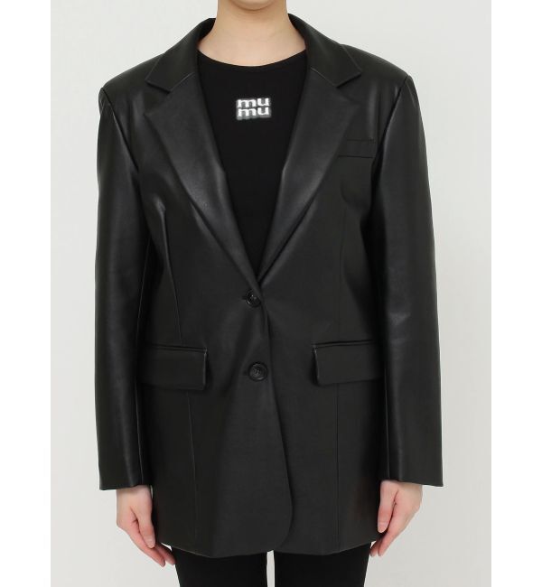 MURUA「フェイクレザーテーラードジャケット」|テーラードジャケット|