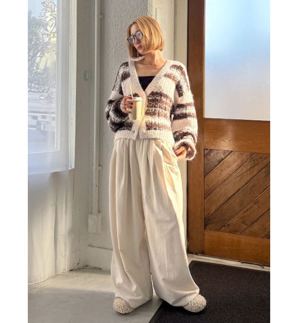 Ungrid「ローゲージラメニットカーディガン」|カーディガン|