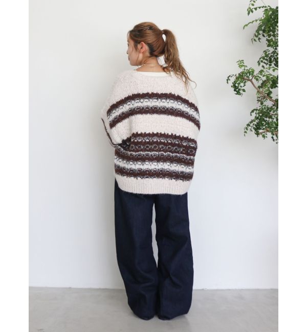 Ungrid「ローゲージラメニットカーディガン」|カーディガン|