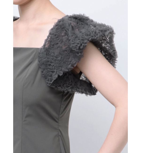 LAGUNAMOON「LADY3Dチュールボレロワンピース」|ドレス|