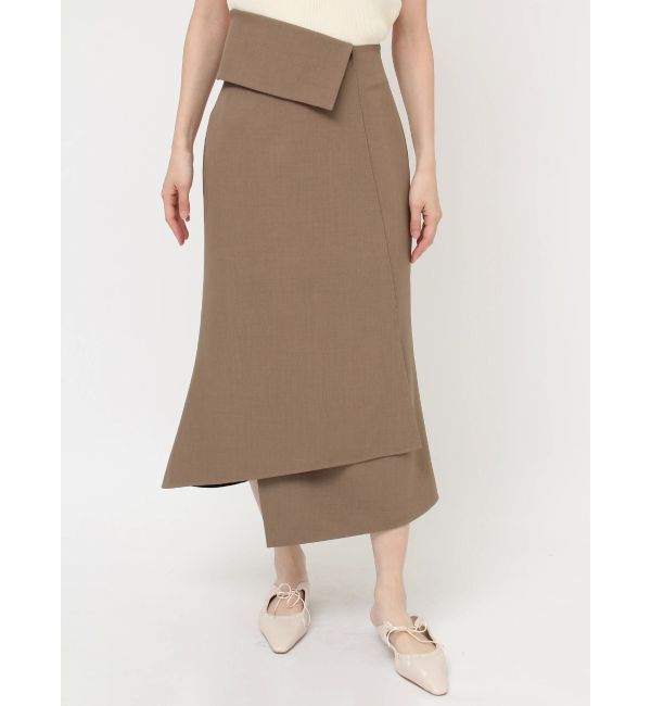 LAGUNAMOON「ウエストラペルアシンメトリースカート」|スカート|