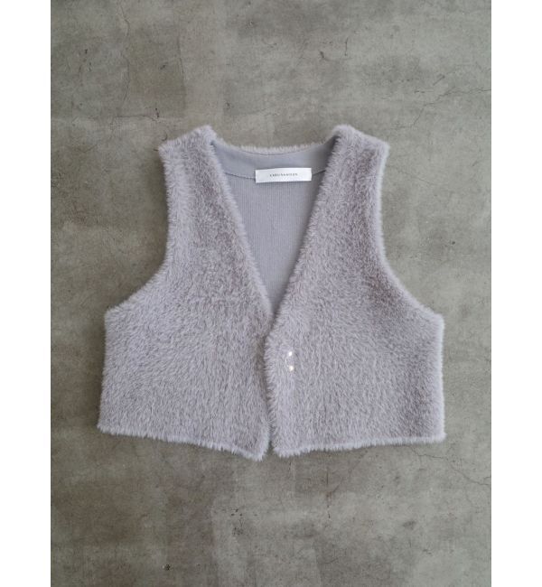 LAGUNAMOON「ミニシャギーニットベスト」|ベスト・ジレ|