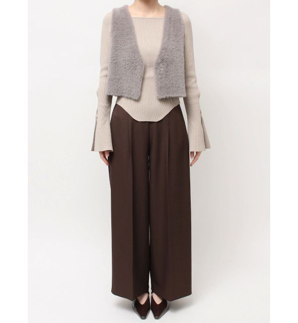 LAGUNAMOON「ミニシャギーニットベスト」|ベスト・ジレ|