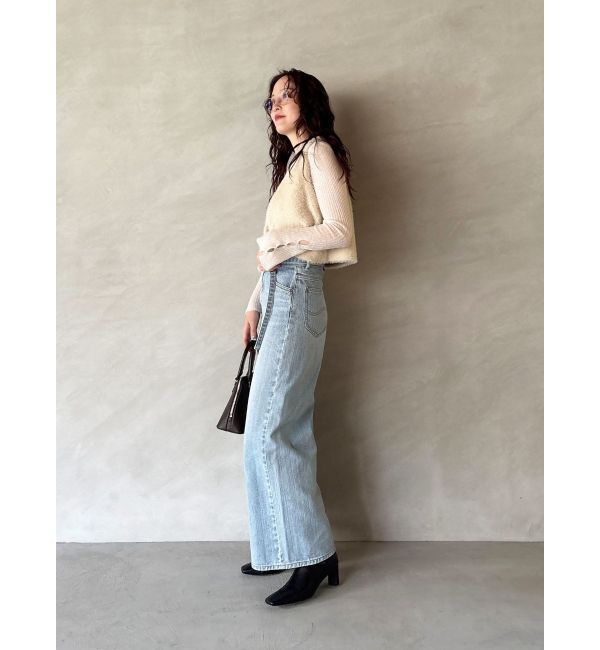 LAGUNAMOON「ミニシャギーニットベスト」|ベスト・ジレ|