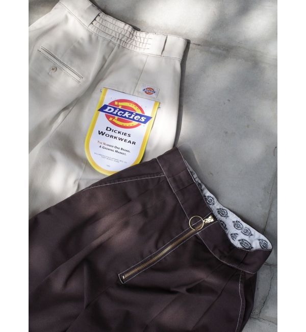 LAGUNAMOON「【別注Dickies】タックワイドパンツ」|その他|
