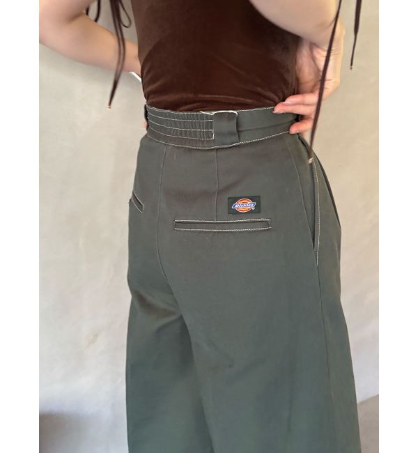 LAGUNAMOON「【別注Dickies】タックワイドパンツ」|その他|