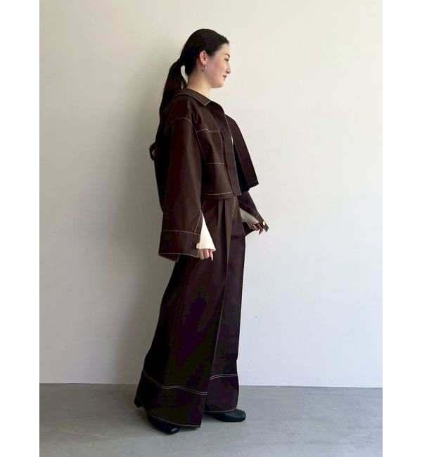 LAGUNAMOON「【別注Dickies】タックワイドパンツ」|その他|