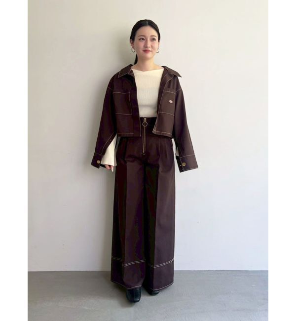 LAGUNAMOON「【別注Dickies】タックワイドパンツ」|その他|