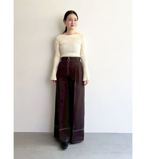 LAGUNAMOON「【別注Dickies】タックワイドパンツ」|その他|