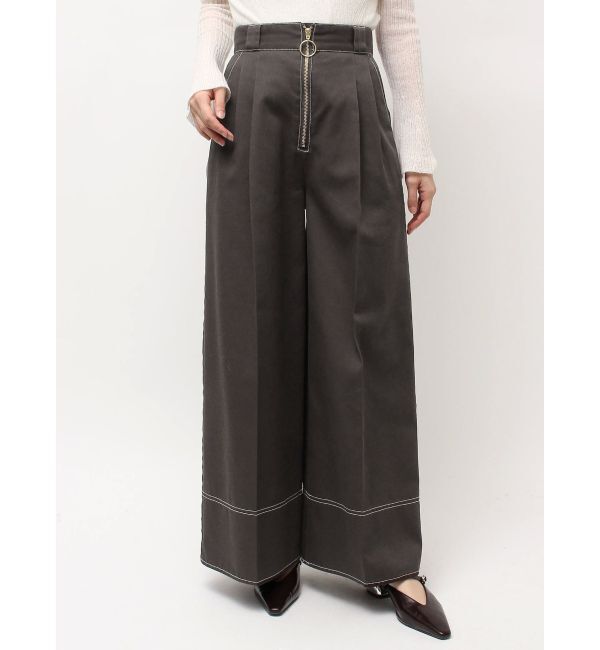 LAGUNAMOON「【別注Dickies】タックワイドパンツ」|その他|