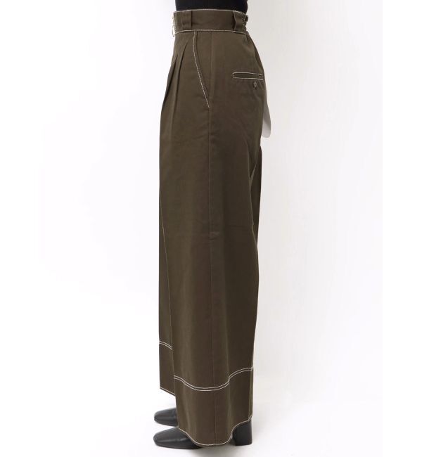 LAGUNAMOON「【別注Dickies】タックワイドパンツ」|その他|