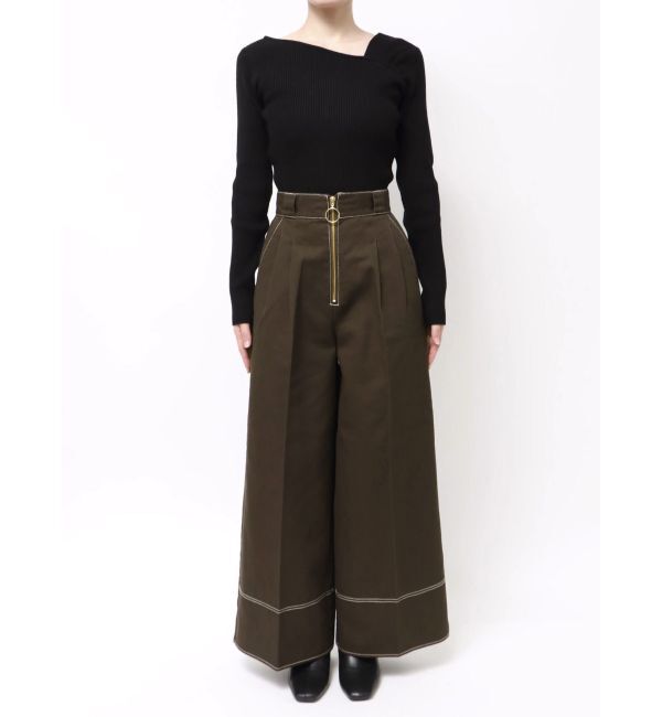 LAGUNAMOON「【別注Dickies】タックワイドパンツ」|その他|