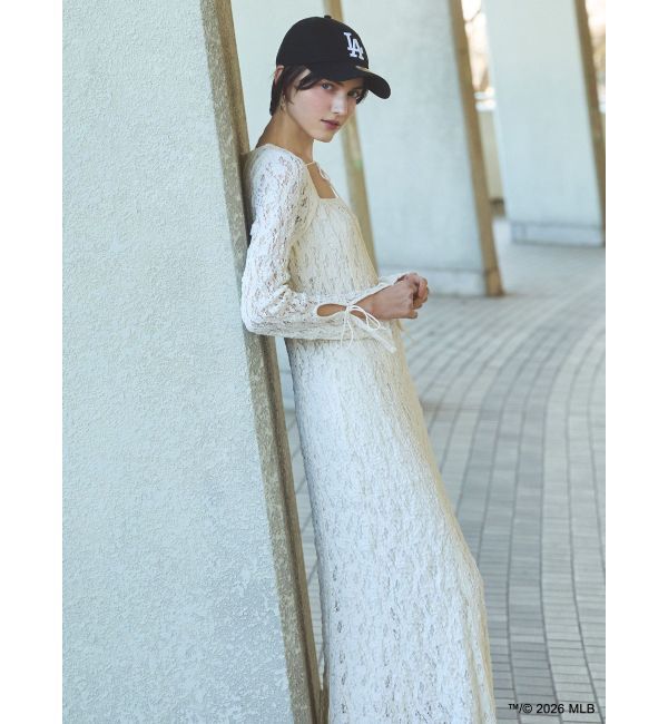 LAGUNAMOON「カットアウトデザインレースワンピース」|ワンピース|