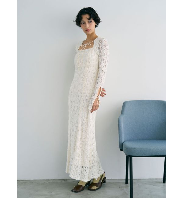 LAGUNAMOON「カットアウトデザインレースワンピース」|ワンピース|