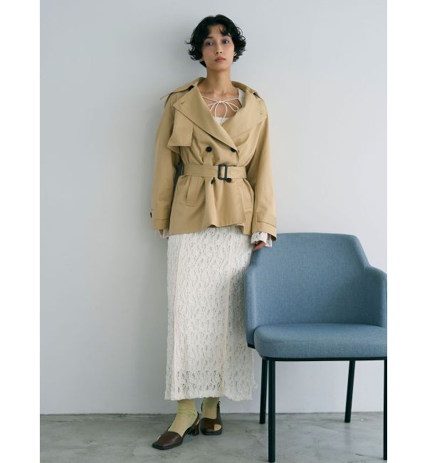 LAGUNAMOON「カットアウトデザインレースワンピース」|ワンピース|