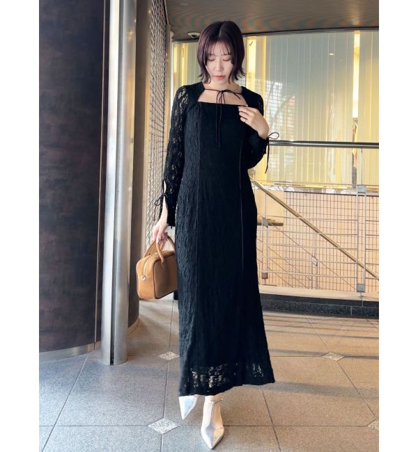 LAGUNAMOON「カットアウトデザインレースワンピース」|ワンピース|